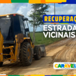 Prefeitura de Caravelas intensifica recuperação das estradas vicinais mesmo com período de chuvas